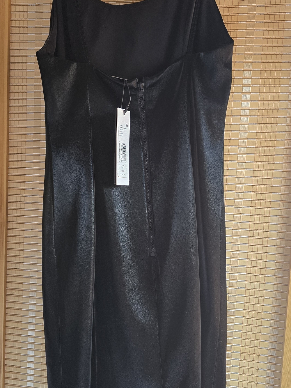 Alice + Olivia Black Leather Dress - Picture 4 of 6